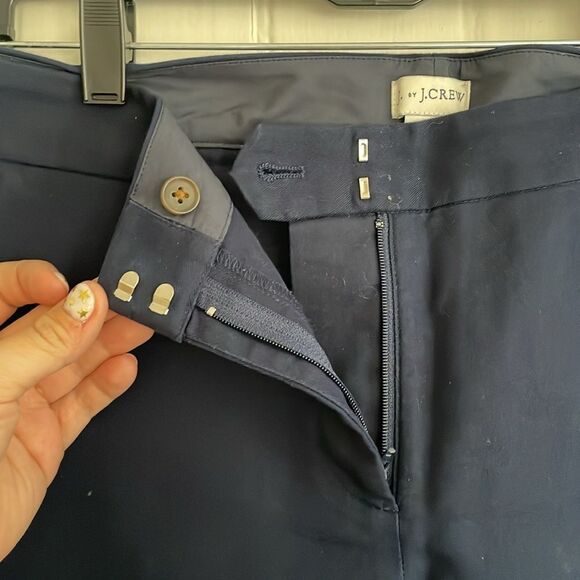 J Crew Navy Trousers - Picture 3 of 5